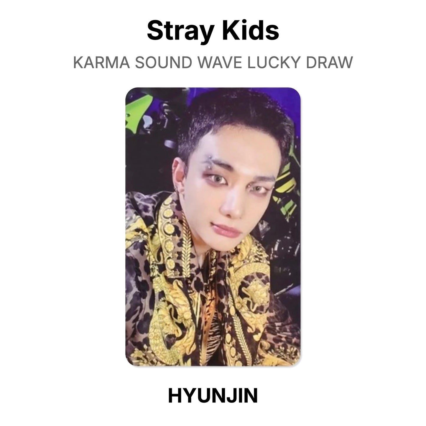 Stray Kids KARMA SOUND WAVE LUCKY DRAW Official Photocard