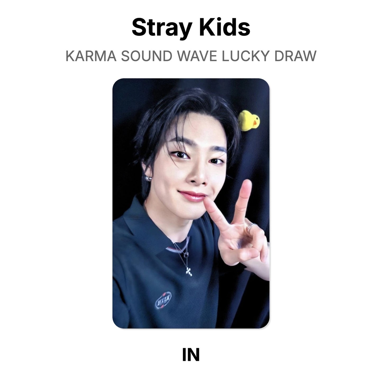 Stray Kids KARMA SOUND WAVE LUCKY DRAW Official Photocard