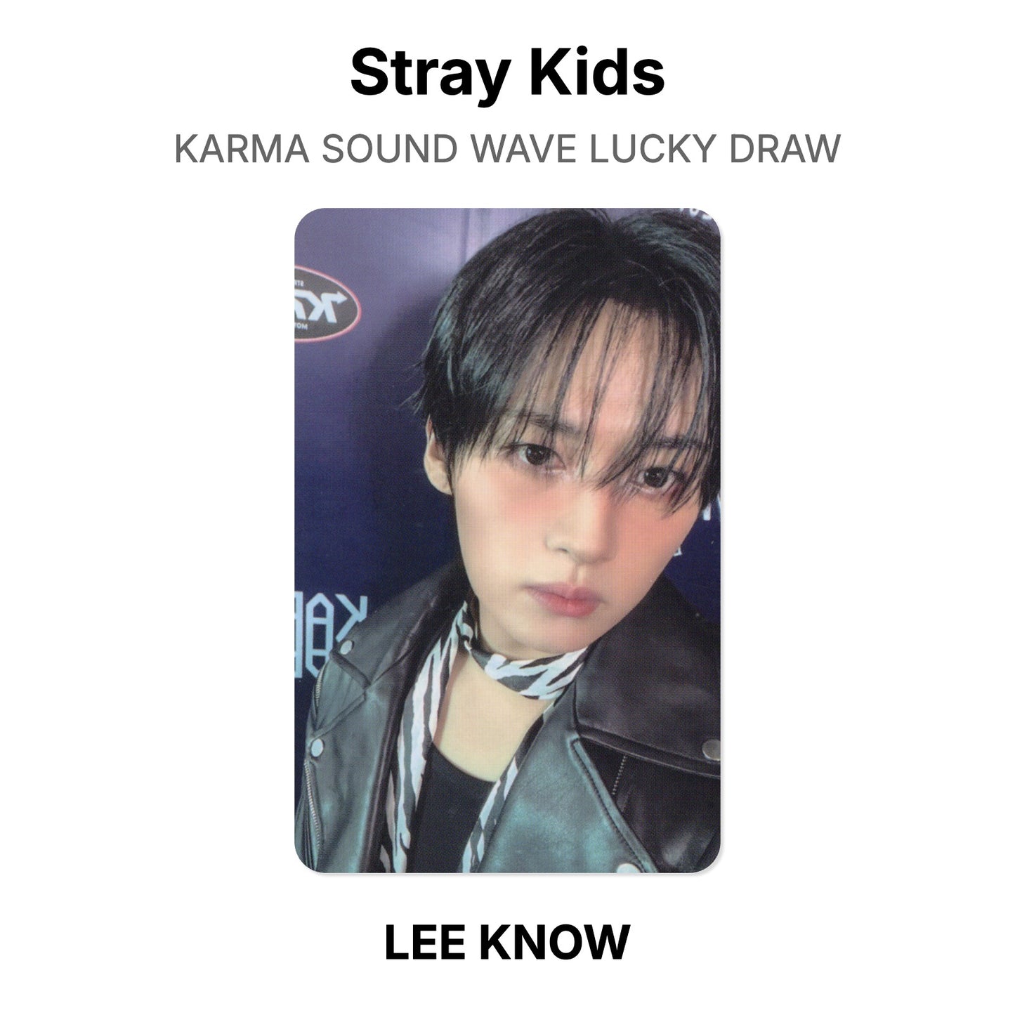 Stray Kids KARMA SOUND WAVE LUCKY DRAW Official Photocard