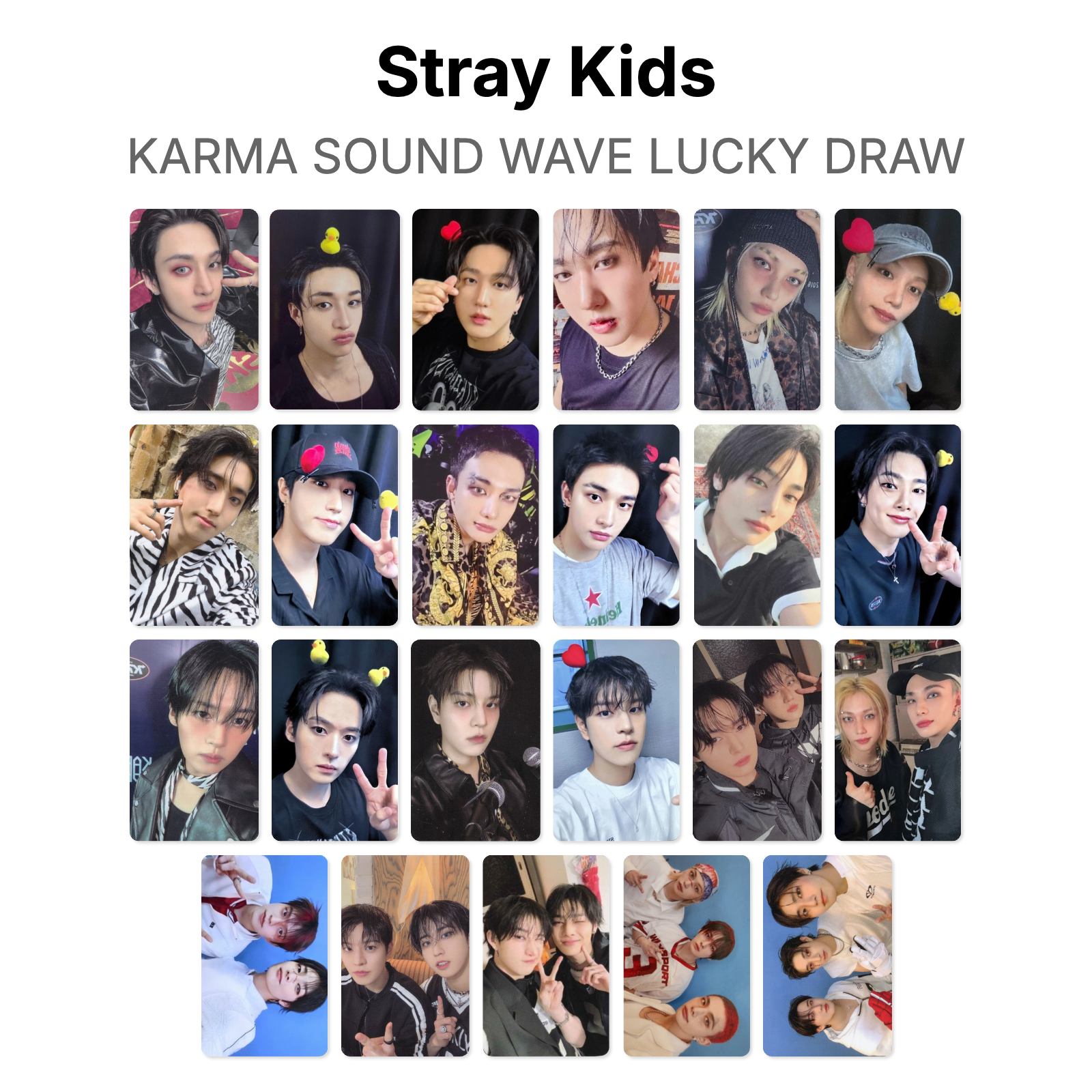 Stray Kids KARMA SOUND WAVE LUCKY DRAW Official Photocard – KPOPSEOULCITY