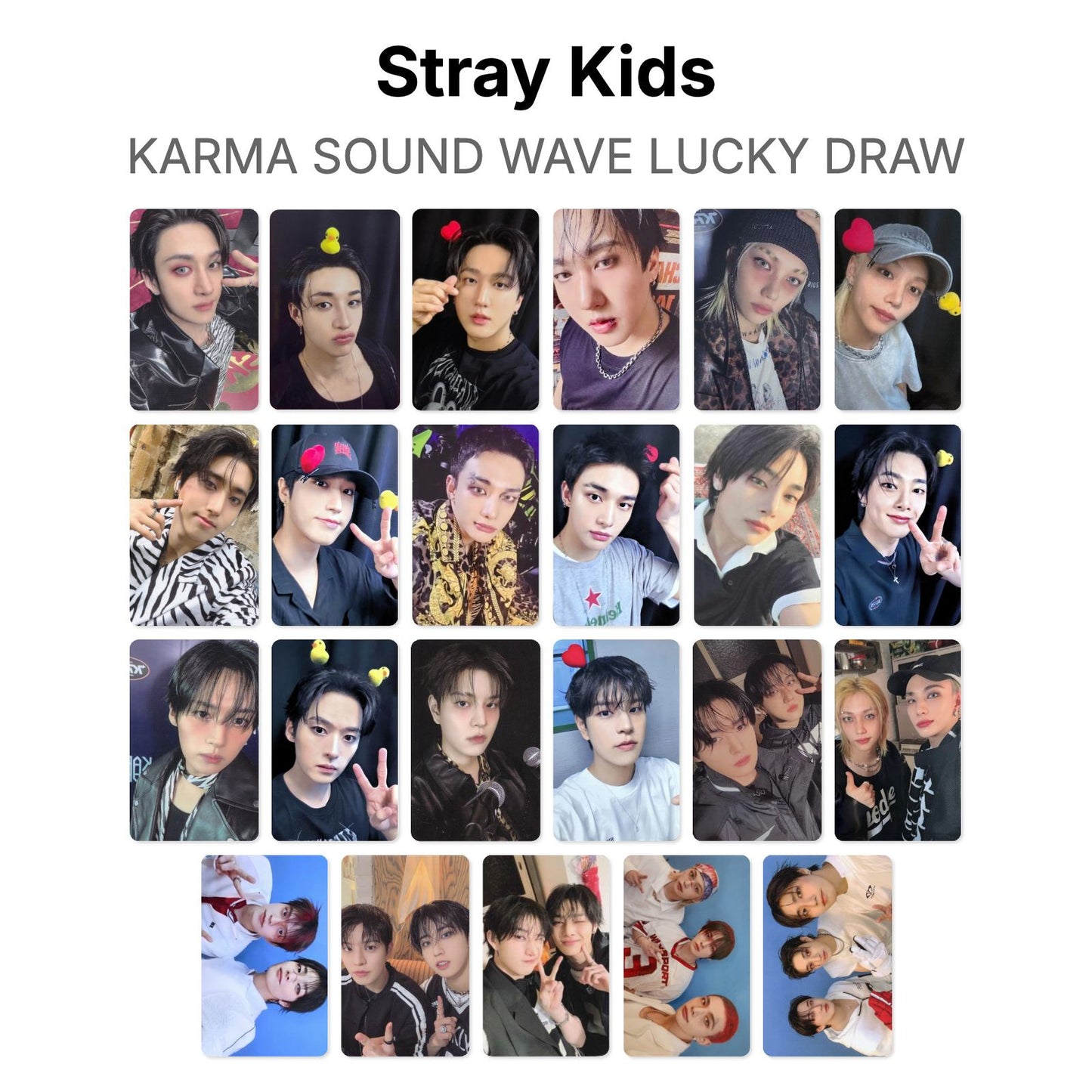 Stray Kids KARMA SOUND WAVE LUCKY DRAW Official Photocard