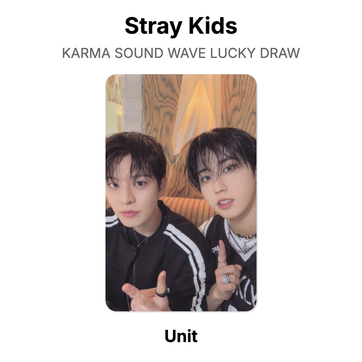 Stray Kids KARMA SOUND WAVE LUCKY DRAW Official Photocard