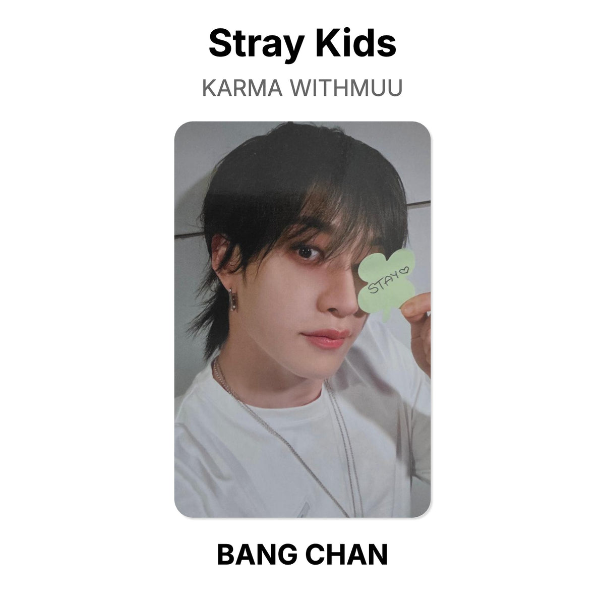 Stray Kids KARMA WITHMUU Official Photocard