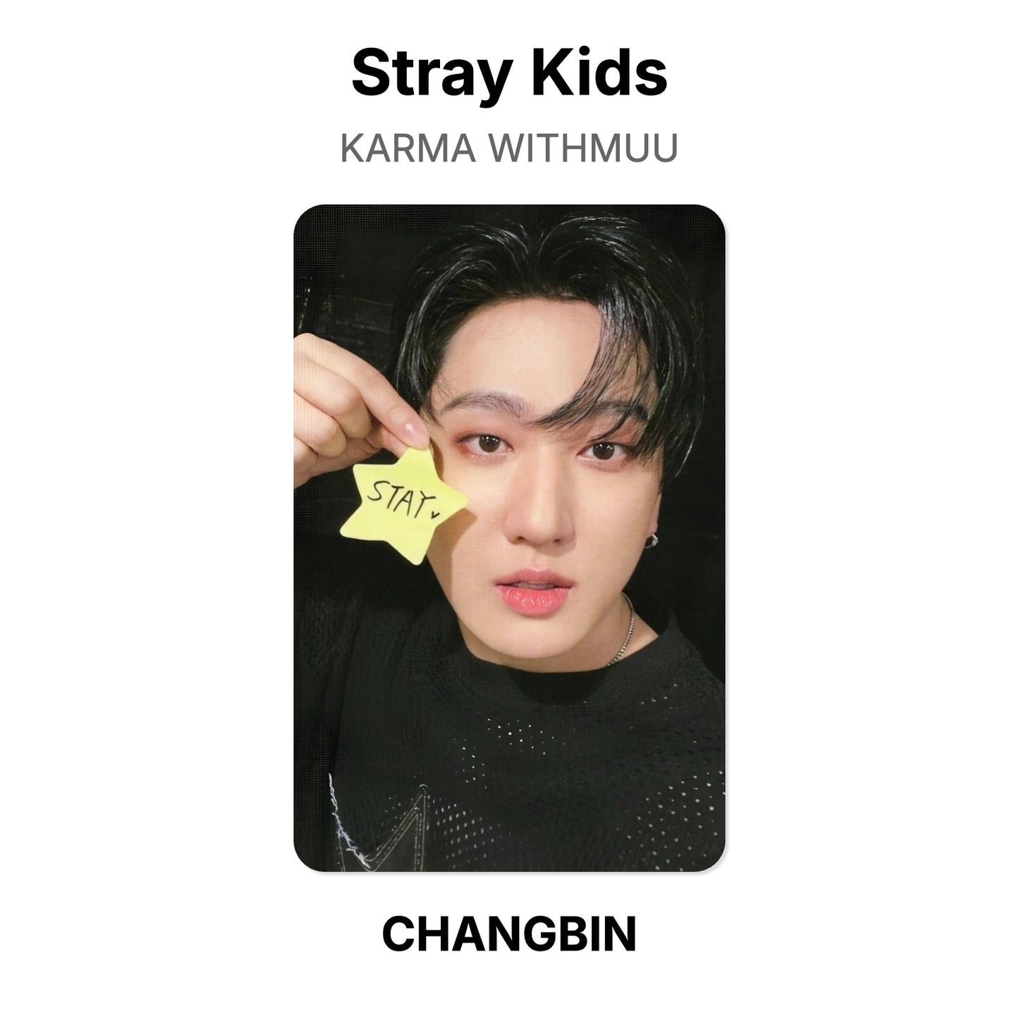 Stray Kids KARMA WITHMUU Official Photocard