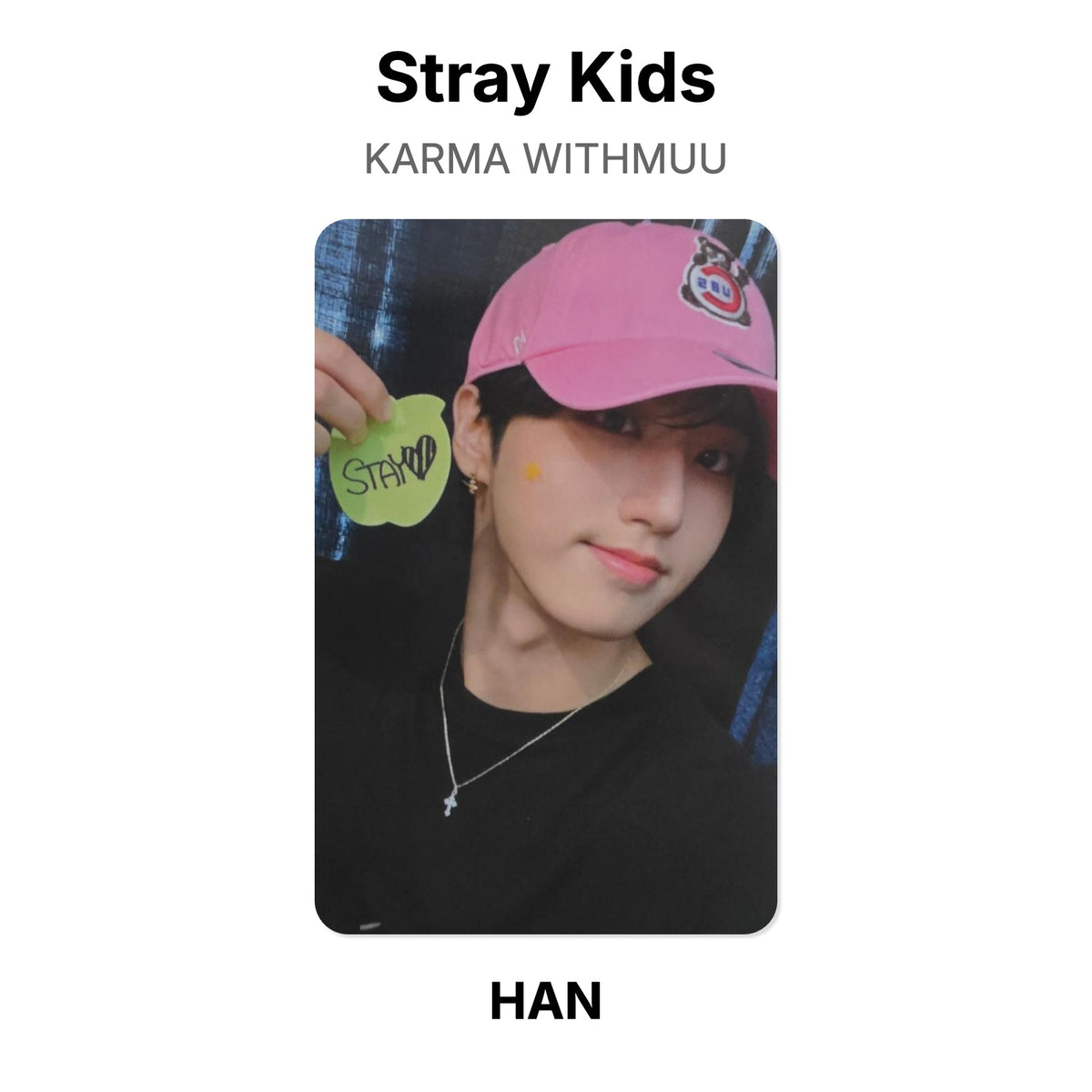 Stray Kids KARMA WITHMUU Official Photocard