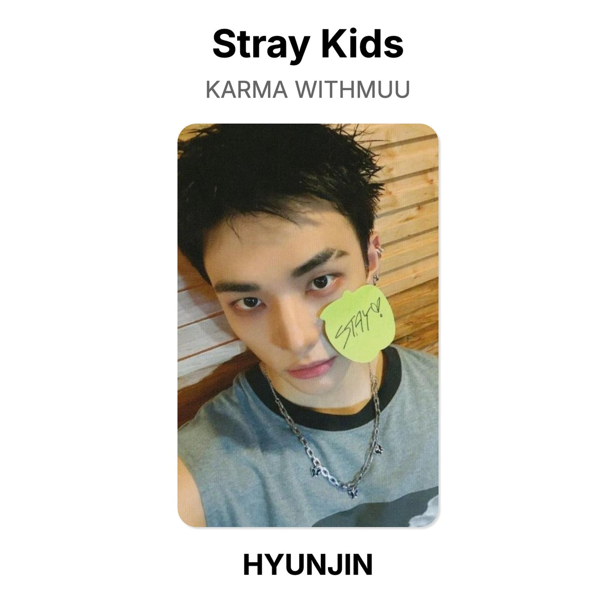 Stray Kids KARMA WITHMUU Official Photocard