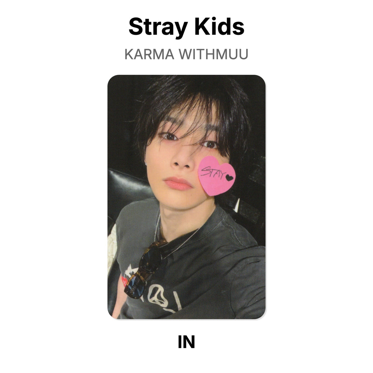 Stray Kids KARMA WITHMUU Official Photocard