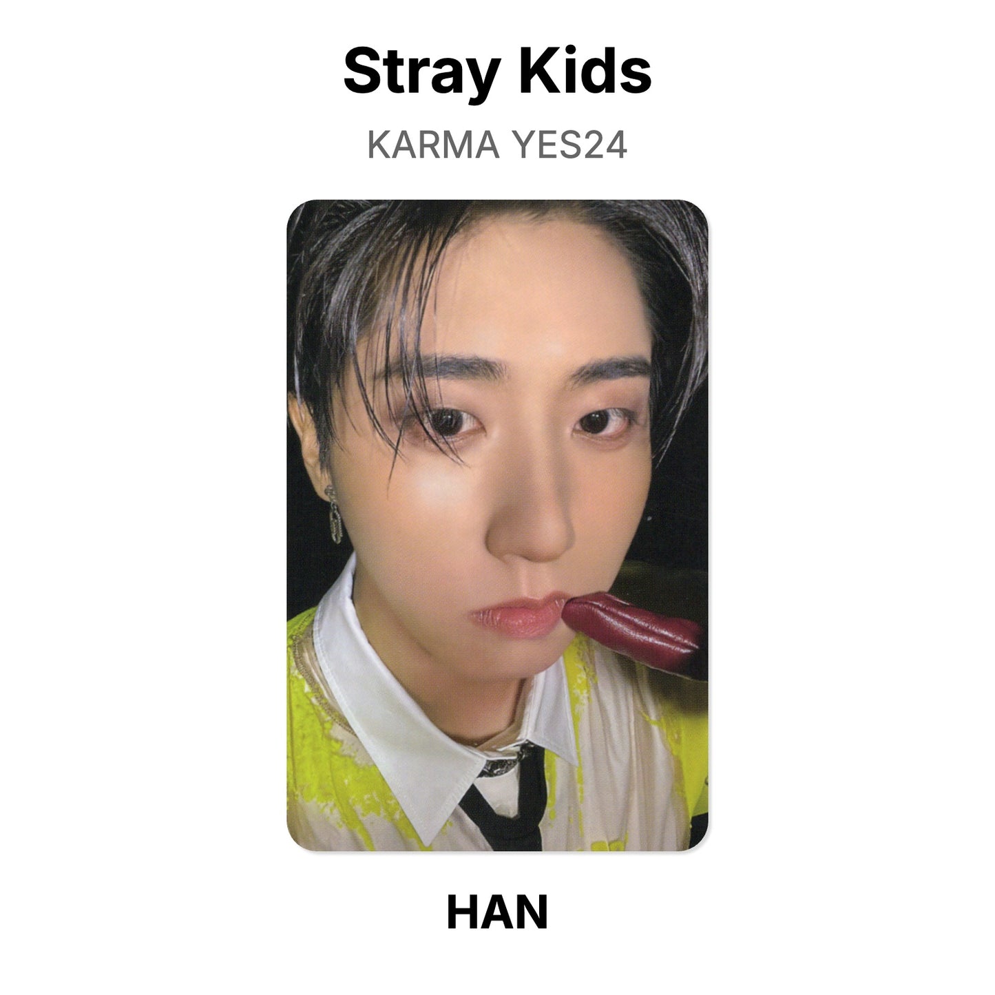 Stray Kids KARMA YES24 photocard oficial