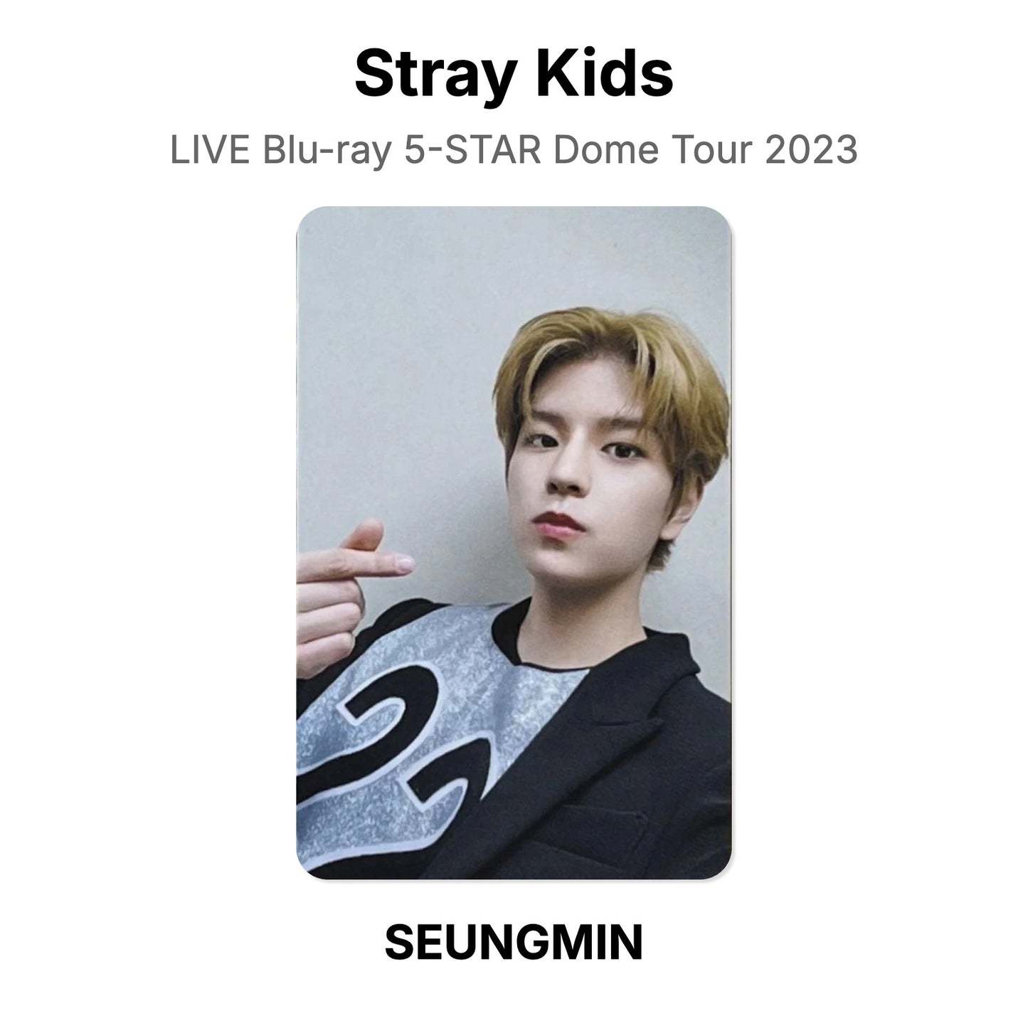 Stray Kids LIVE Blu-ray 5-STAR Dome Tour 2023 Official Photocard