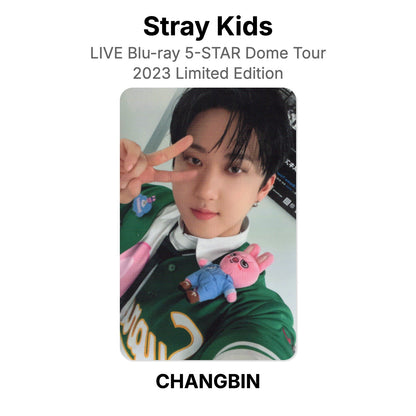 Stray Kids LIVE Blu-ray 5-STAR Dome Tour 2023 Limited Edition photocard oficial