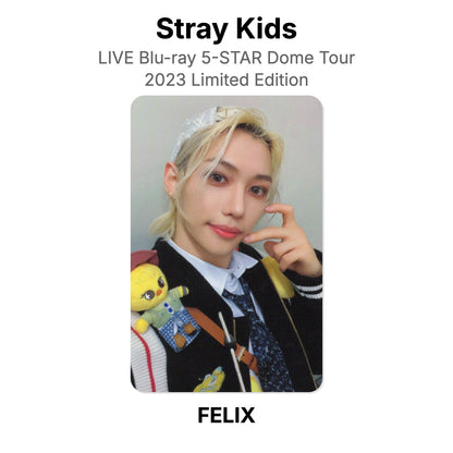 Stray Kids LIVE Blu-ray 5-STAR Dome Tour 2023 Limited Edition photocard oficial