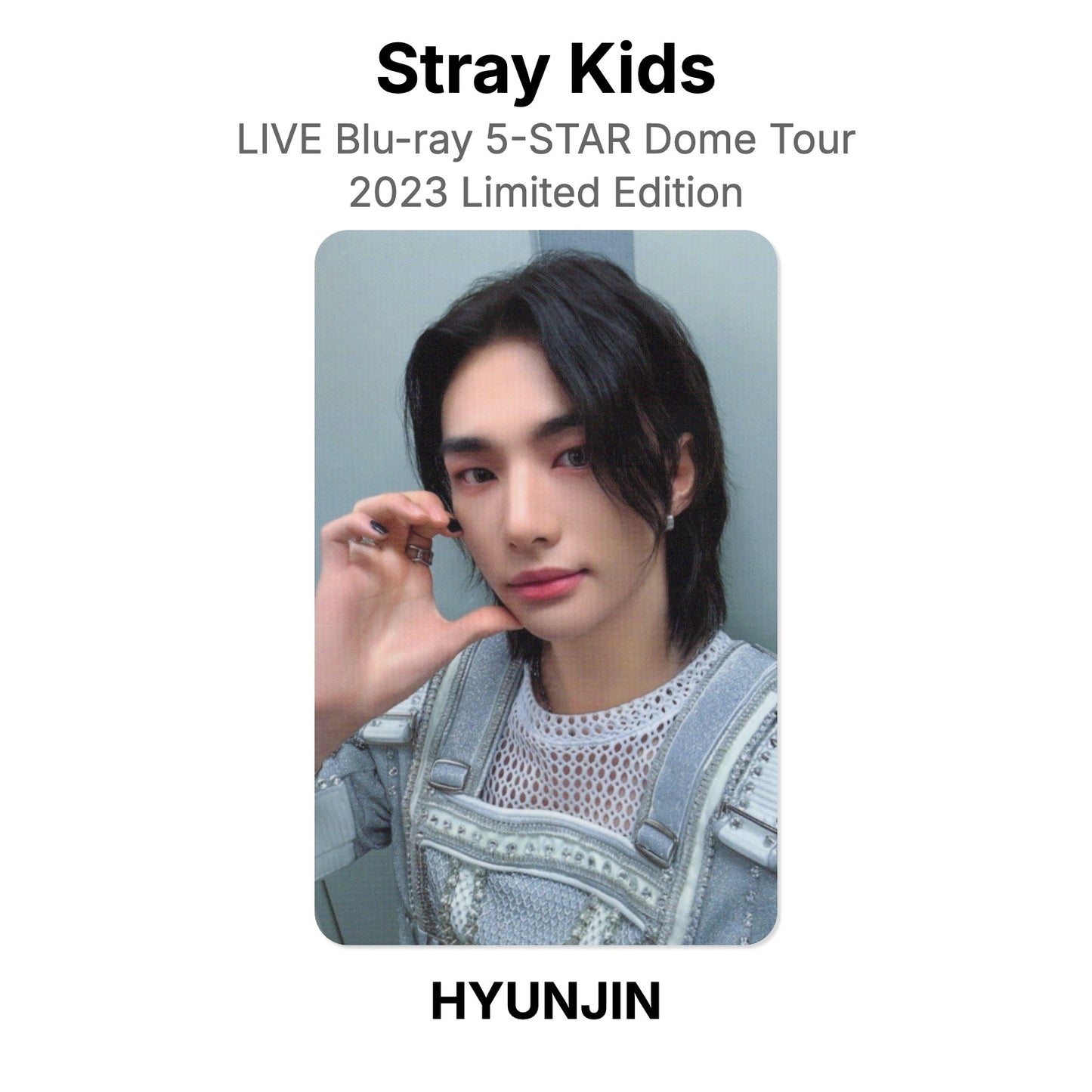 Stray Kids LIVE Blu-ray 5-STAR Dome Tour 2023 Limited Edition photocard oficial