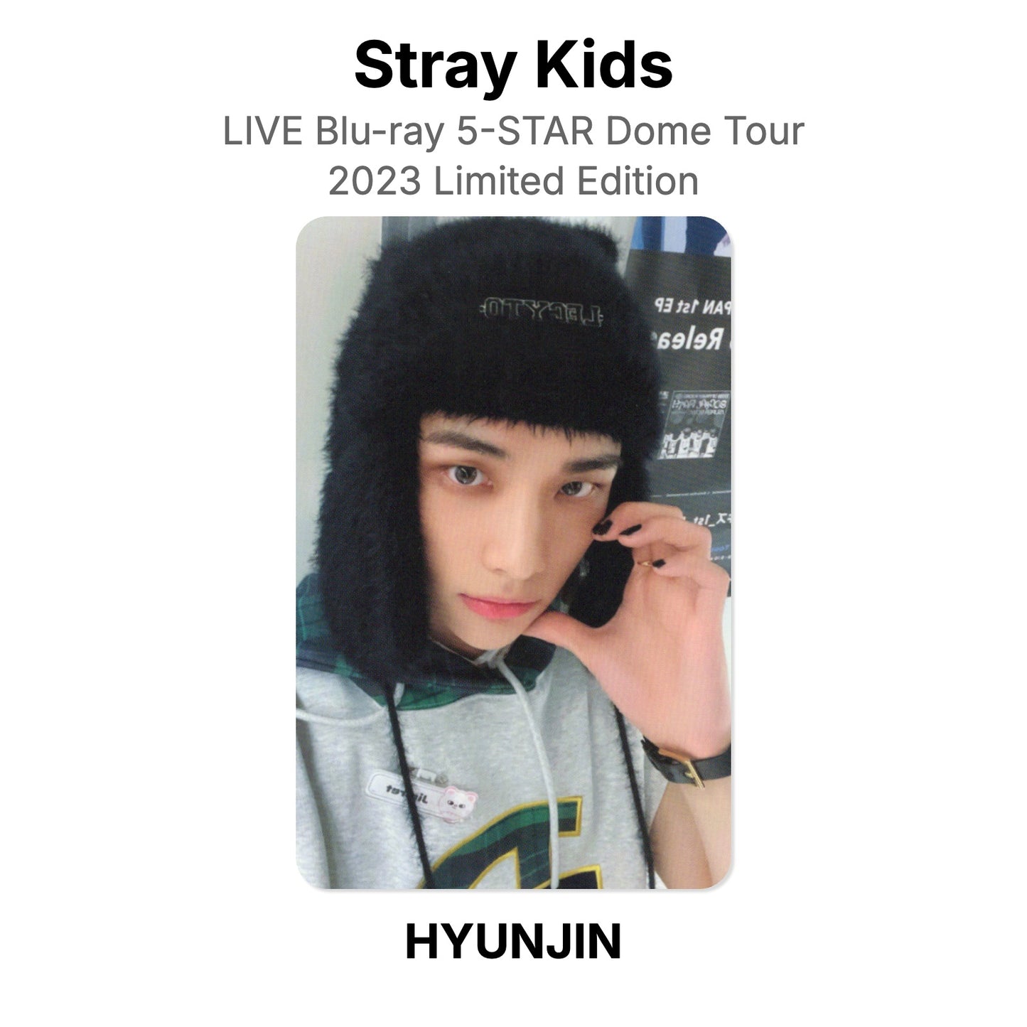 Stray Kids LIVE Blu-ray 5-STAR Dome Tour 2023 Limited Edition photocard oficial