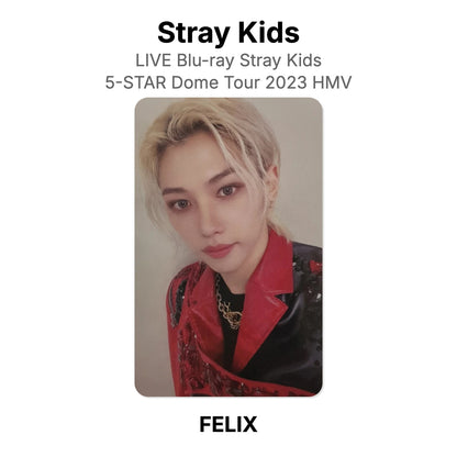 Stray Kids LIVE Blu-ray Stray Kids 5-STAR Dome Tour 2023 HMV photocard officielle