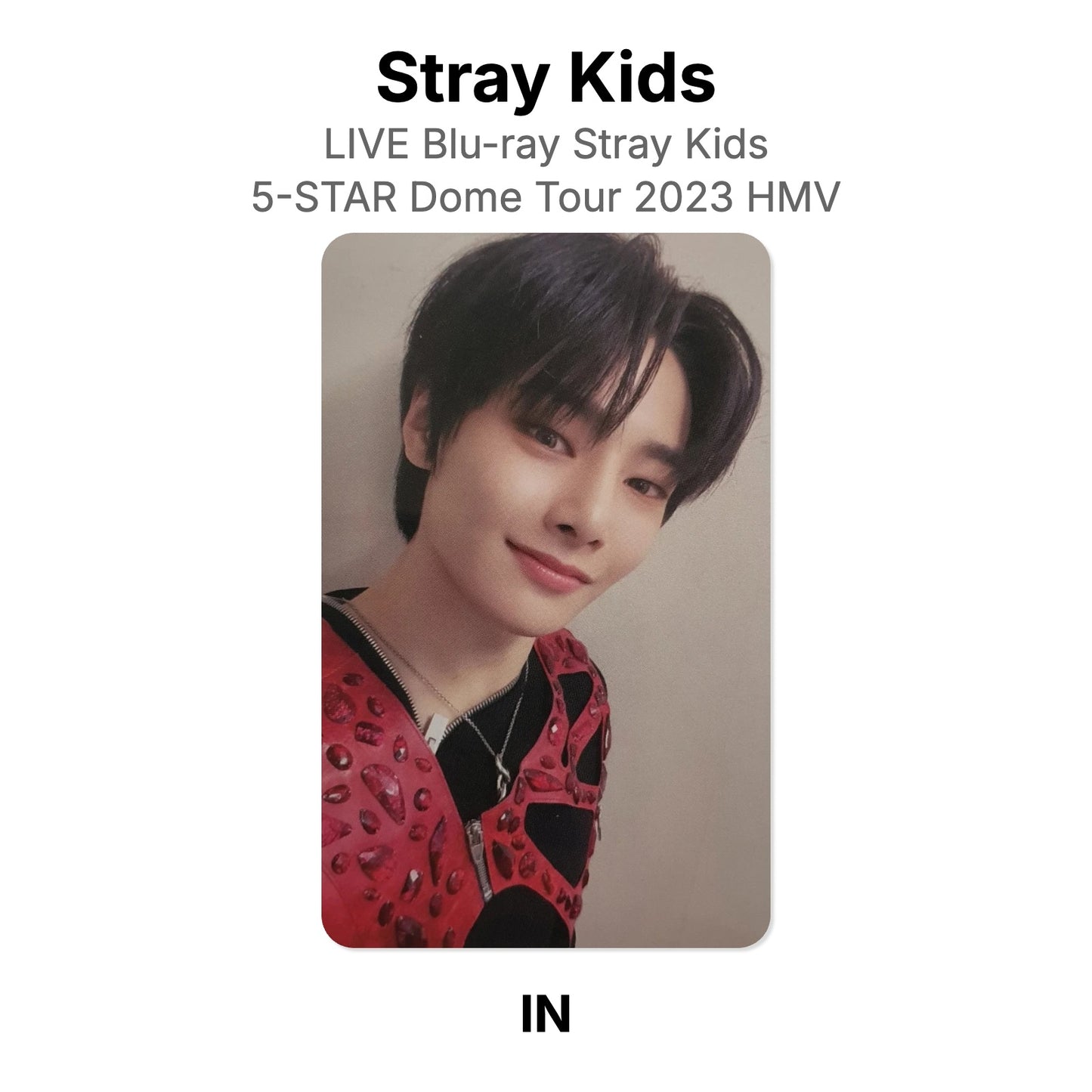 Stray Kids LIVE Blu-ray Stray Kids 5-STAR Dome Tour 2023 HMV photocard officielle