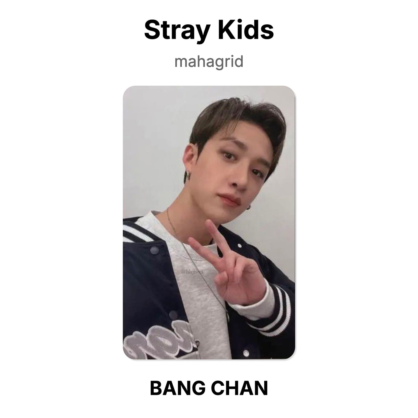 Stray Kids mahagrid photocard oficial