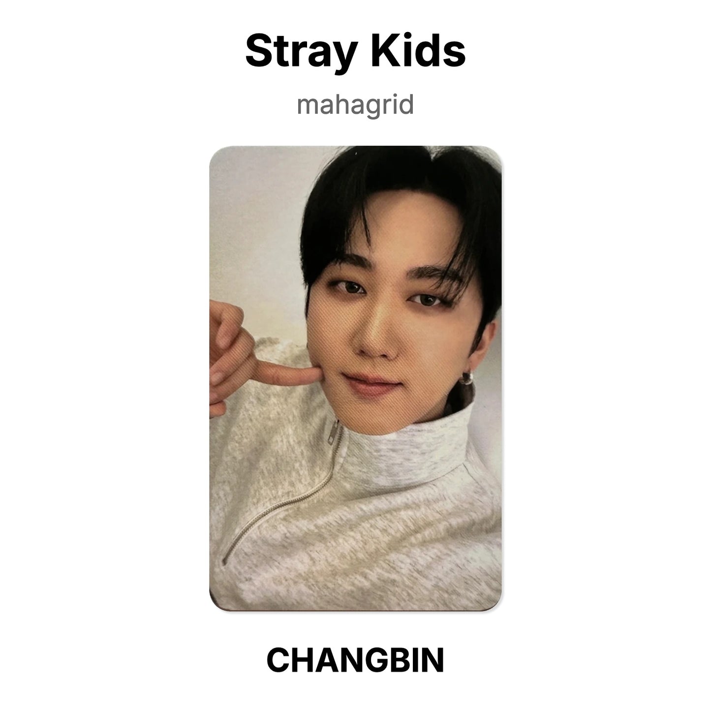 Stray Kids mahagrid photocard oficial