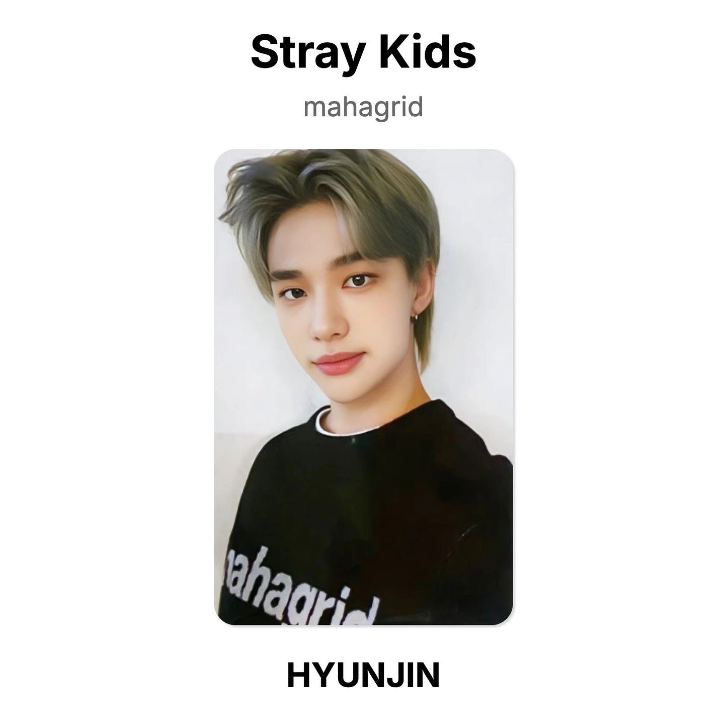 Stray Kids mahagrid photocard oficial