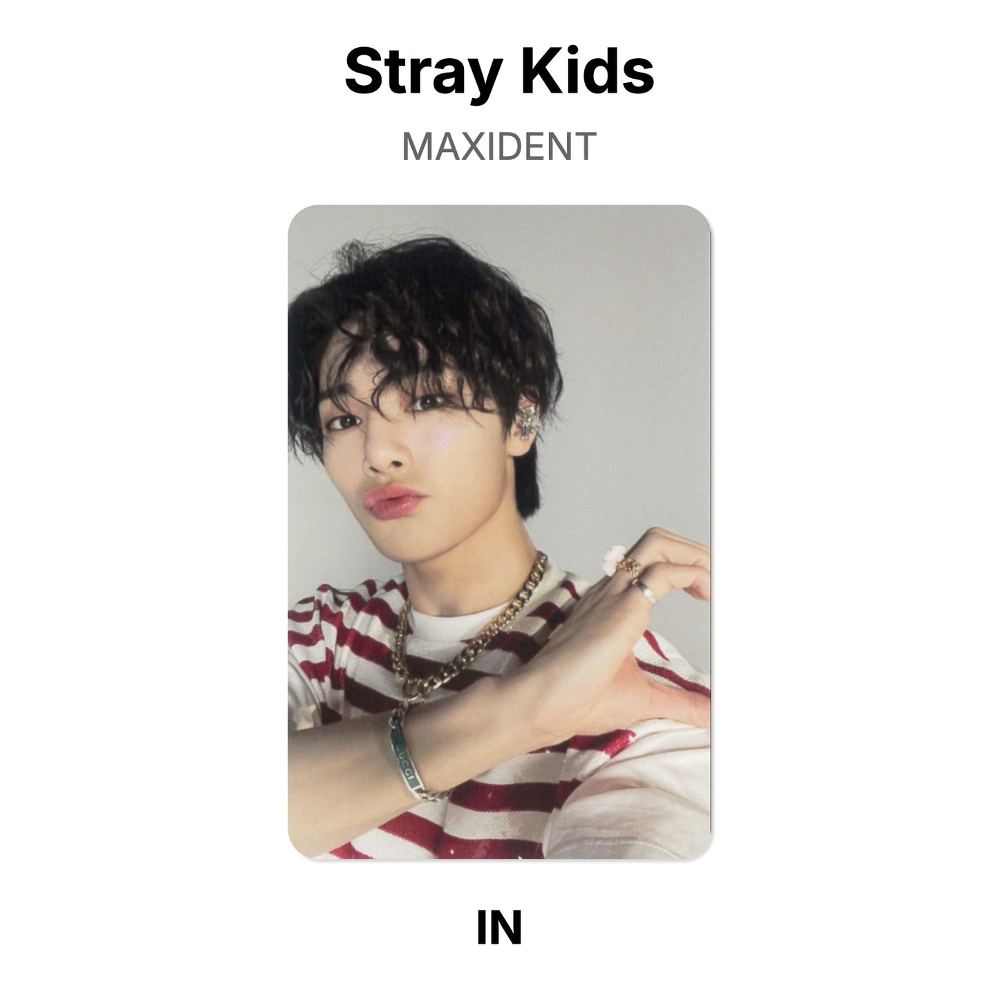 Stray Kids MAXIDENT Offizielle Photocard
