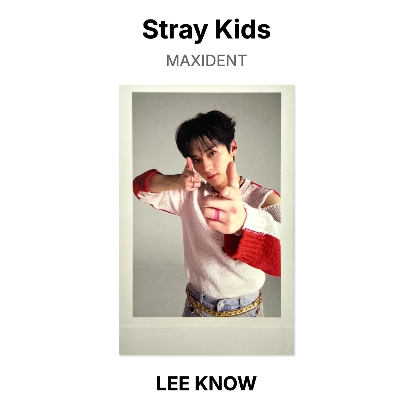 Stray Kids MAXIDENT Offizielle Photocard