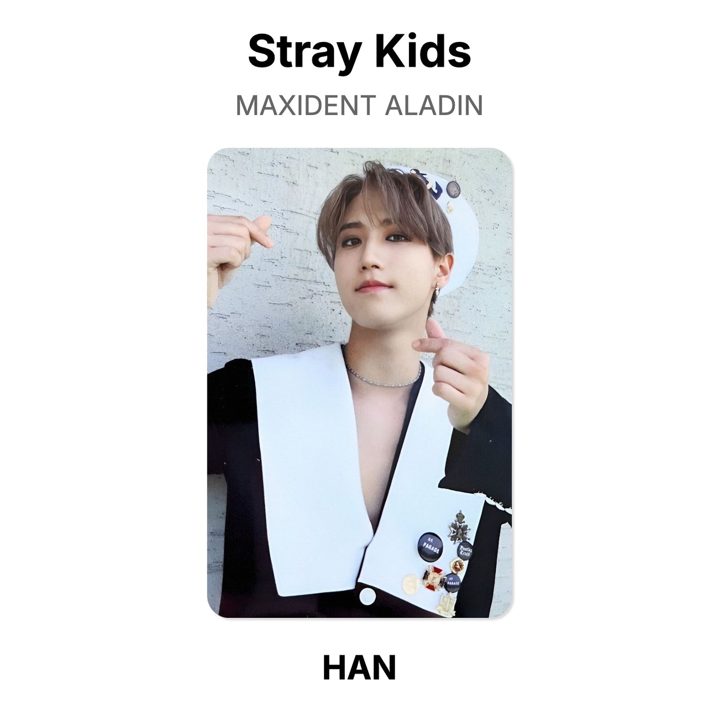 Stray Kids MAXIDENT ALADIN Offizielle Photocard