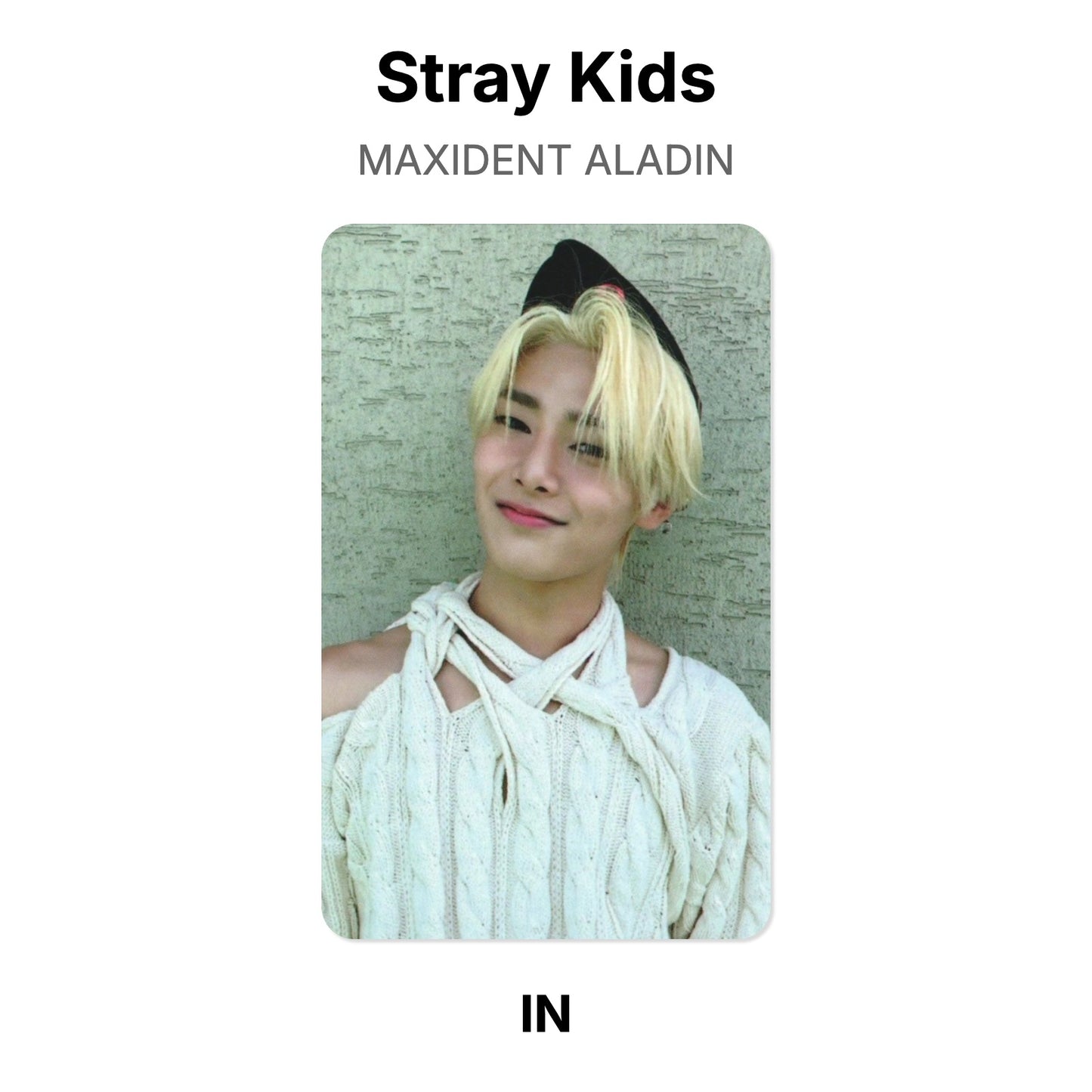 Stray Kids MAXIDENT ALADIN Offizielle Photocard