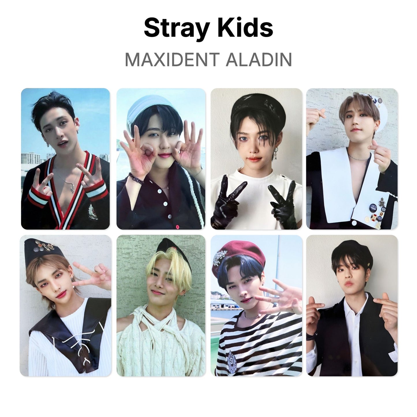 Stray Kids MAXIDENT ALADIN Offizielle Photocard