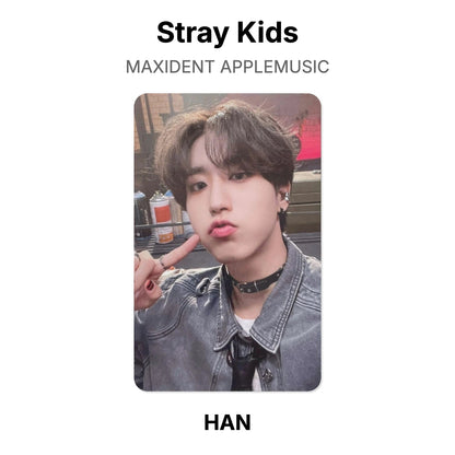Stray Kids MAXIDENT APPLEMUSIC Official Photocard