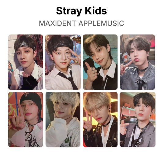 Stray Kids MAXIDENT APPLEMUSIC Official Photocard