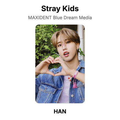 Stray Kids MAXIDENT Blue Dream Media photocard officielle