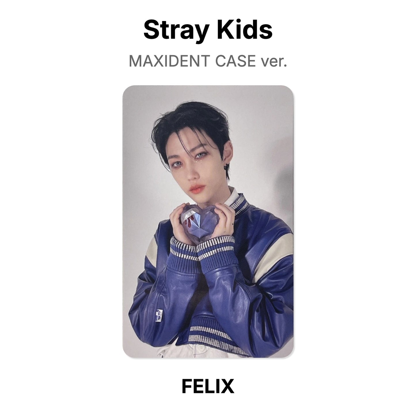 Stray Kids MAXIDENT CASE ver. Offizielle Photocard