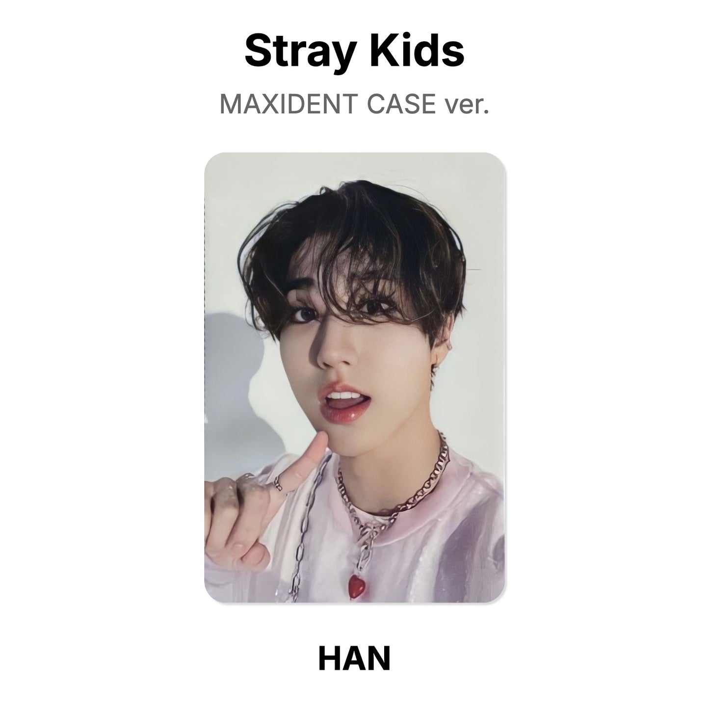 Stray Kids MAXIDENT CASE ver. Offizielle Photocard