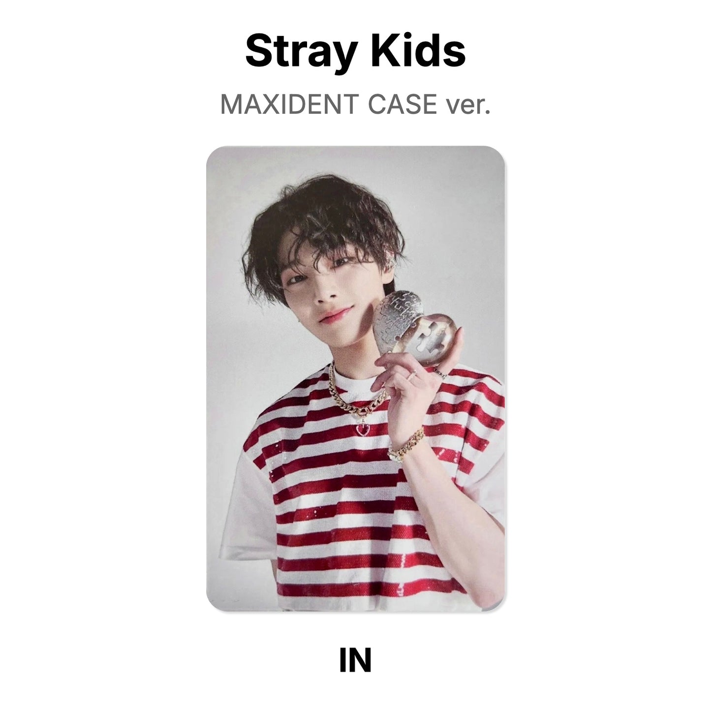Stray Kids MAXIDENT CASE ver. Offizielle Photocard