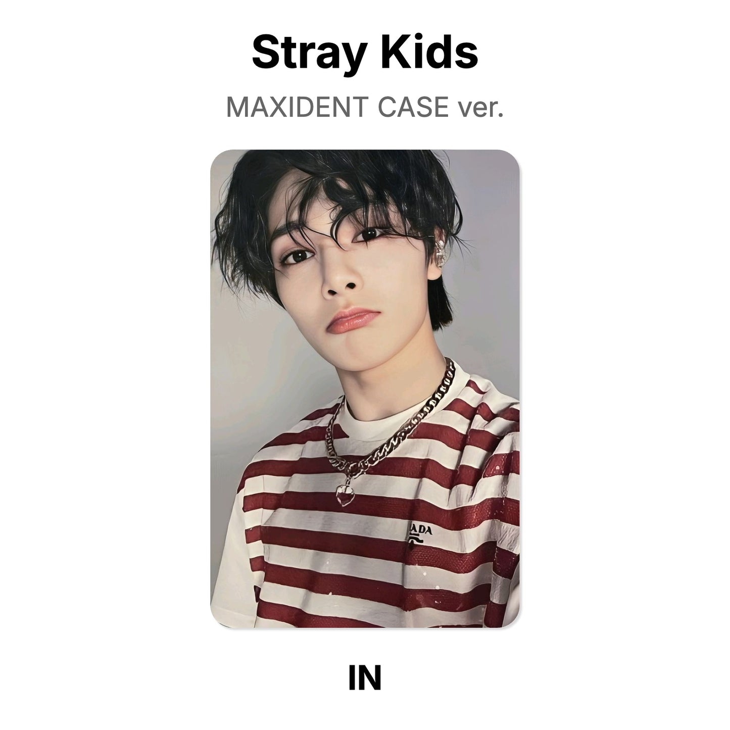 Stray Kids MAXIDENT CASE ver. Offizielle Photocard