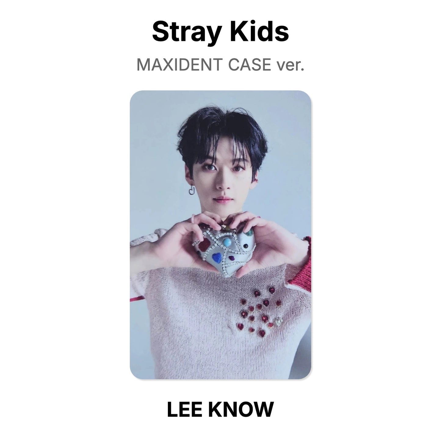 Stray Kids MAXIDENT CASE ver. Offizielle Photocard
