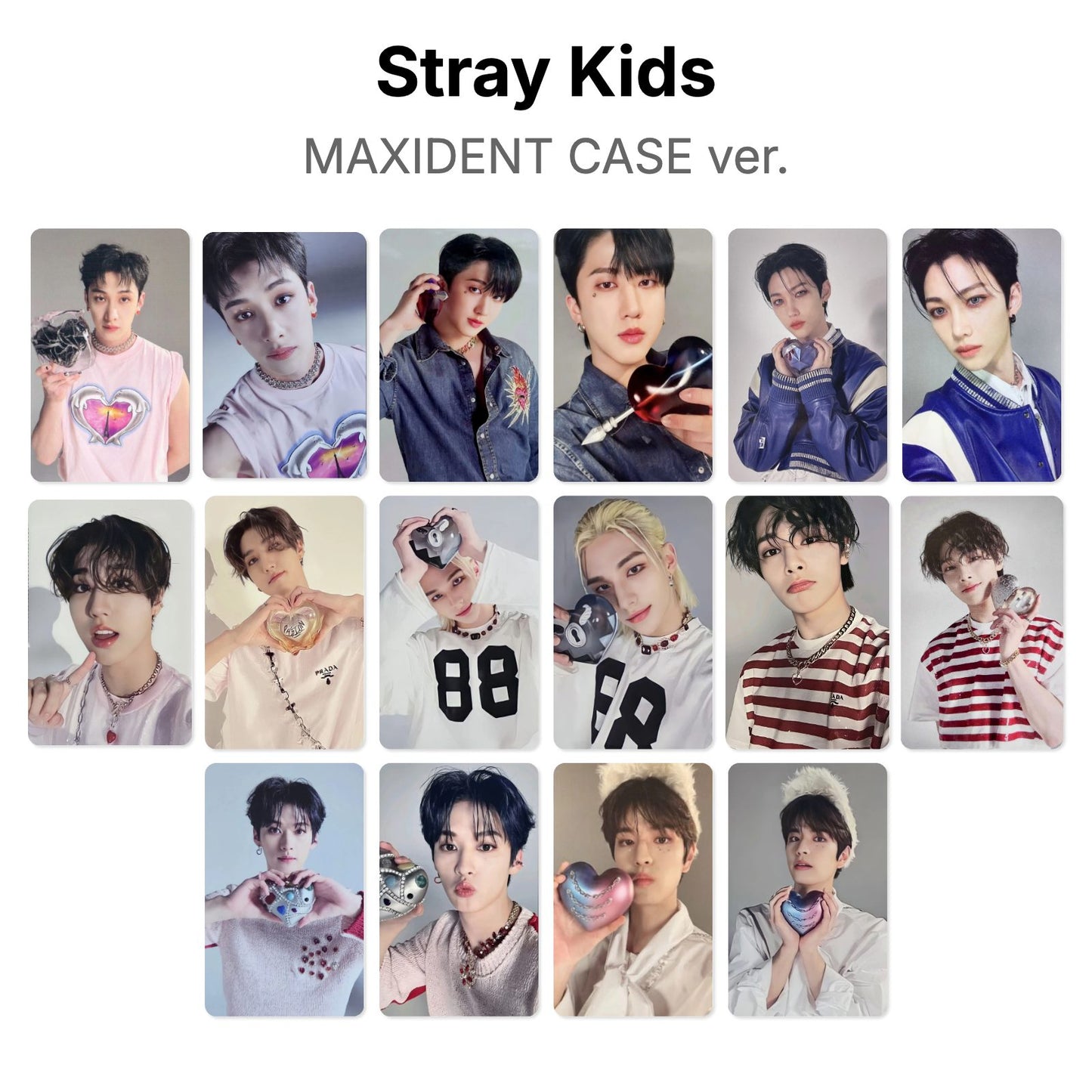 Stray Kids MAXIDENT CASE ver. Offizielle Photocard