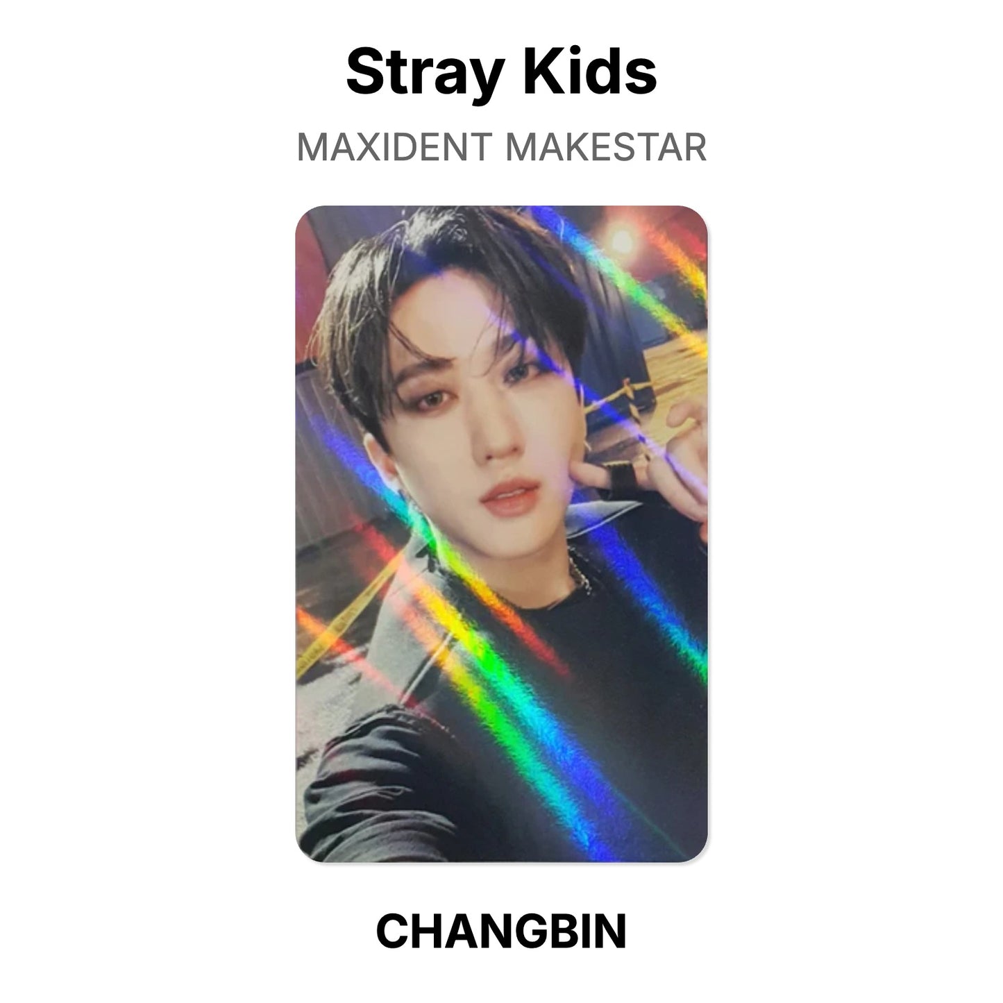 Stray Kids MAXIDENT MAKESTAR photocard oficial