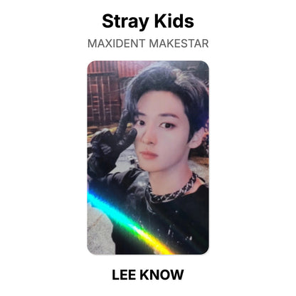 Stray Kids MAXIDENT MAKESTAR photocard oficial