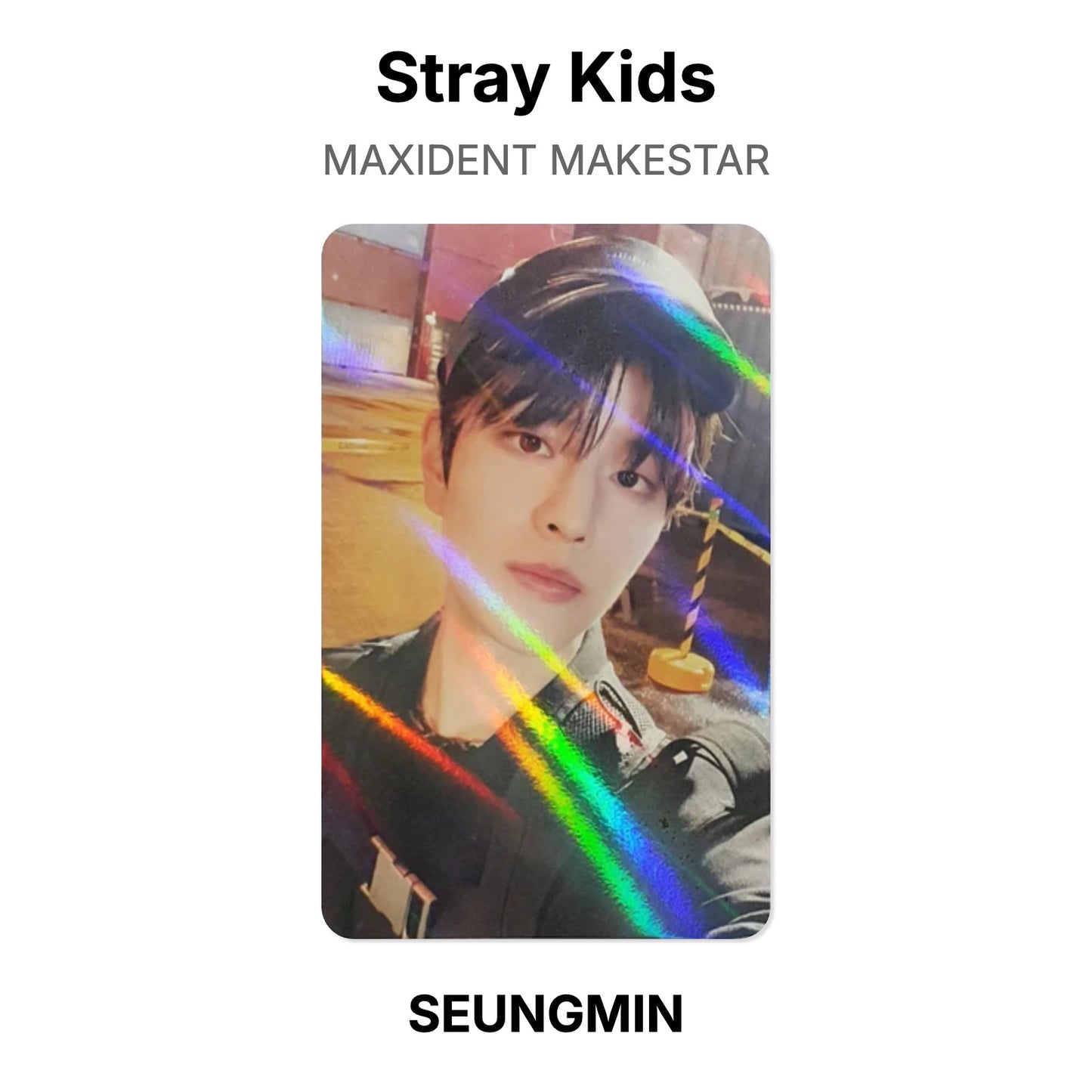 Stray Kids MAXIDENT MAKESTAR photocard oficial