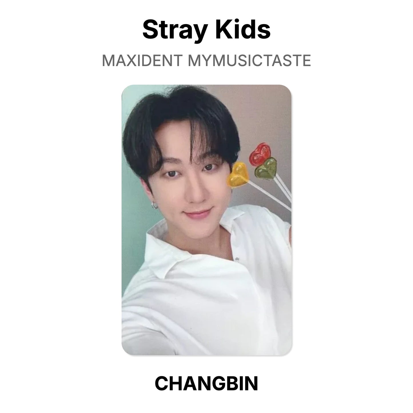 Stray Kids MAXIDENT MYMUSICTASTE photocard officielle