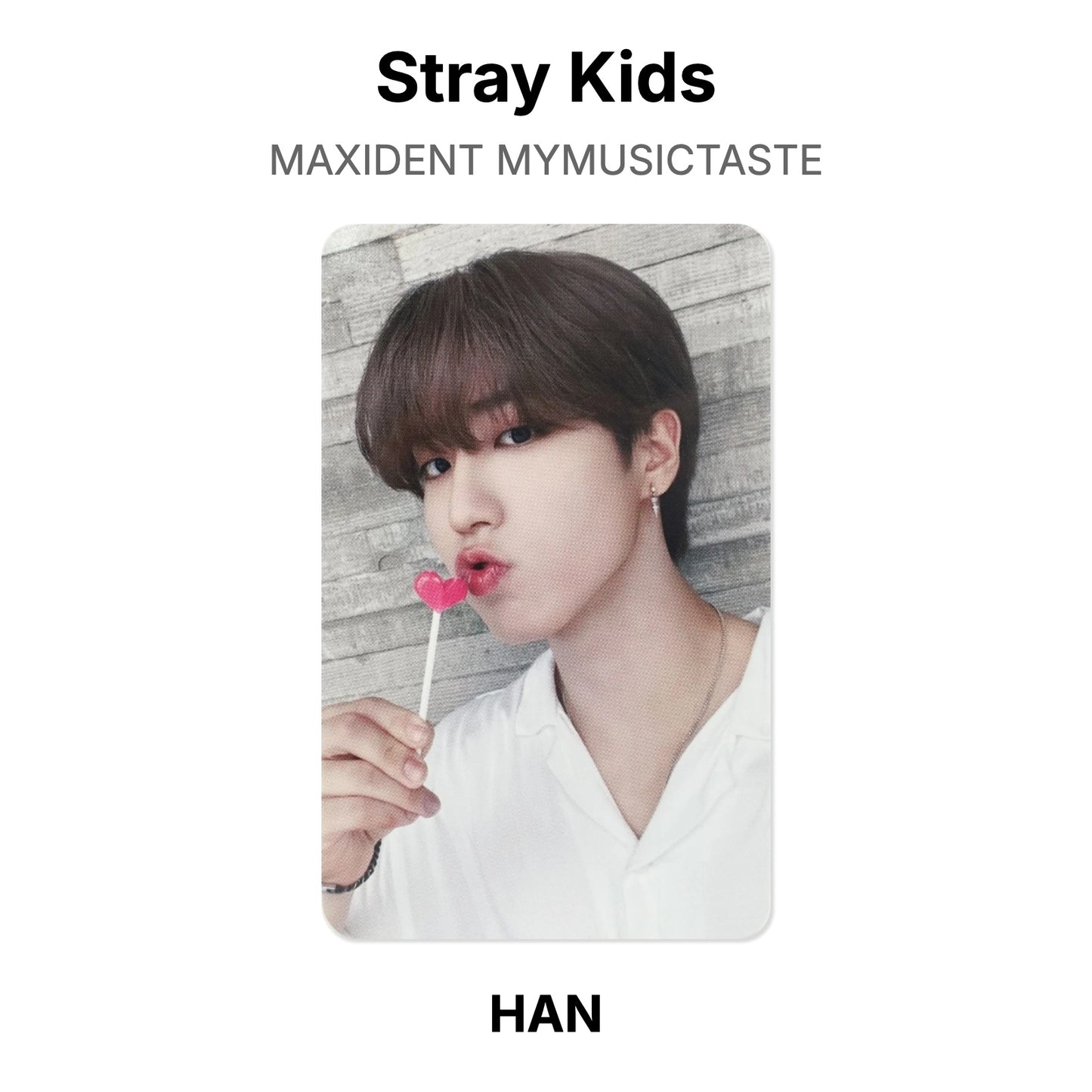 Stray Kids MAXIDENT MYMUSICTASTE photocard officielle