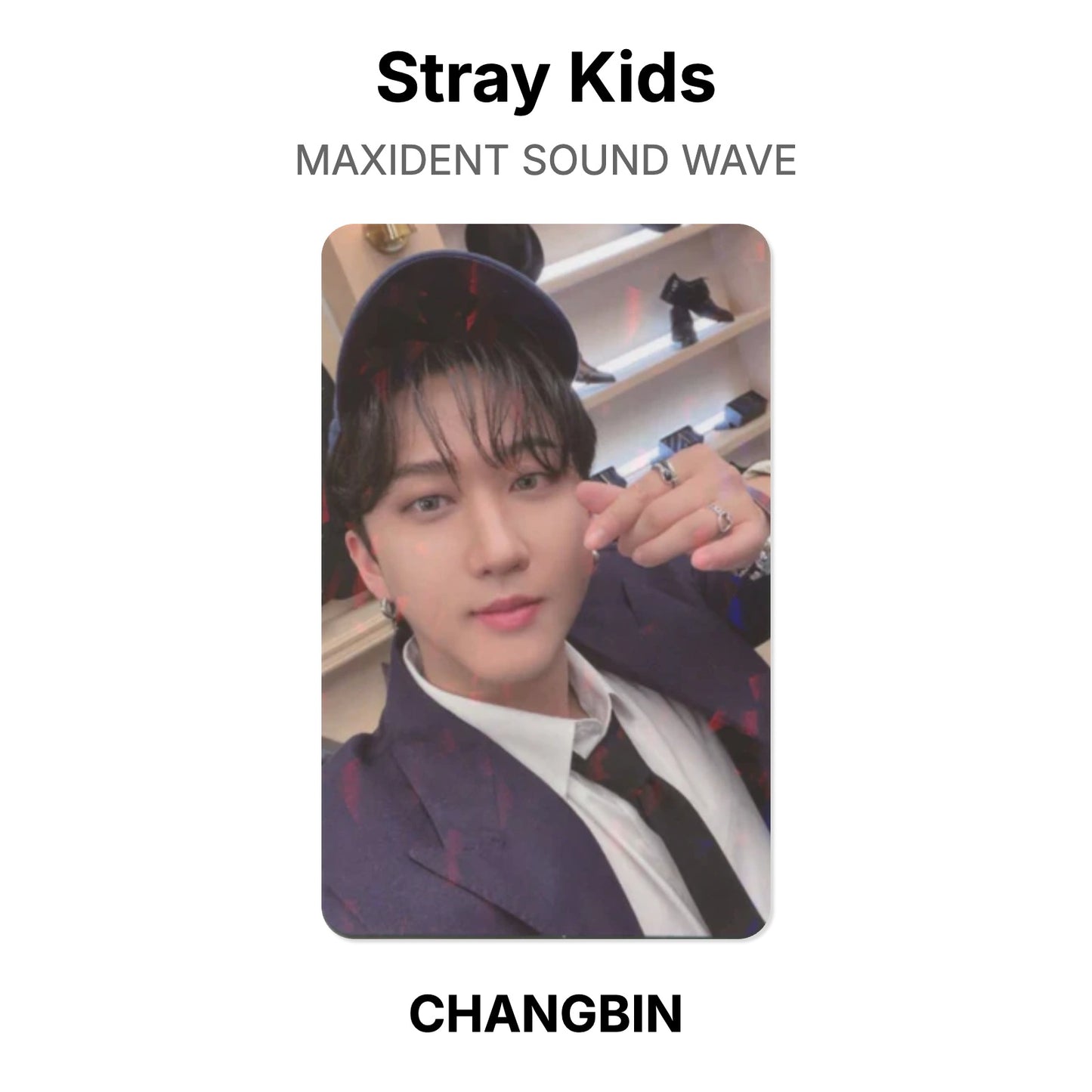 Stray Kids MAXIDENT SOUND WAVE Offizielle Photocard