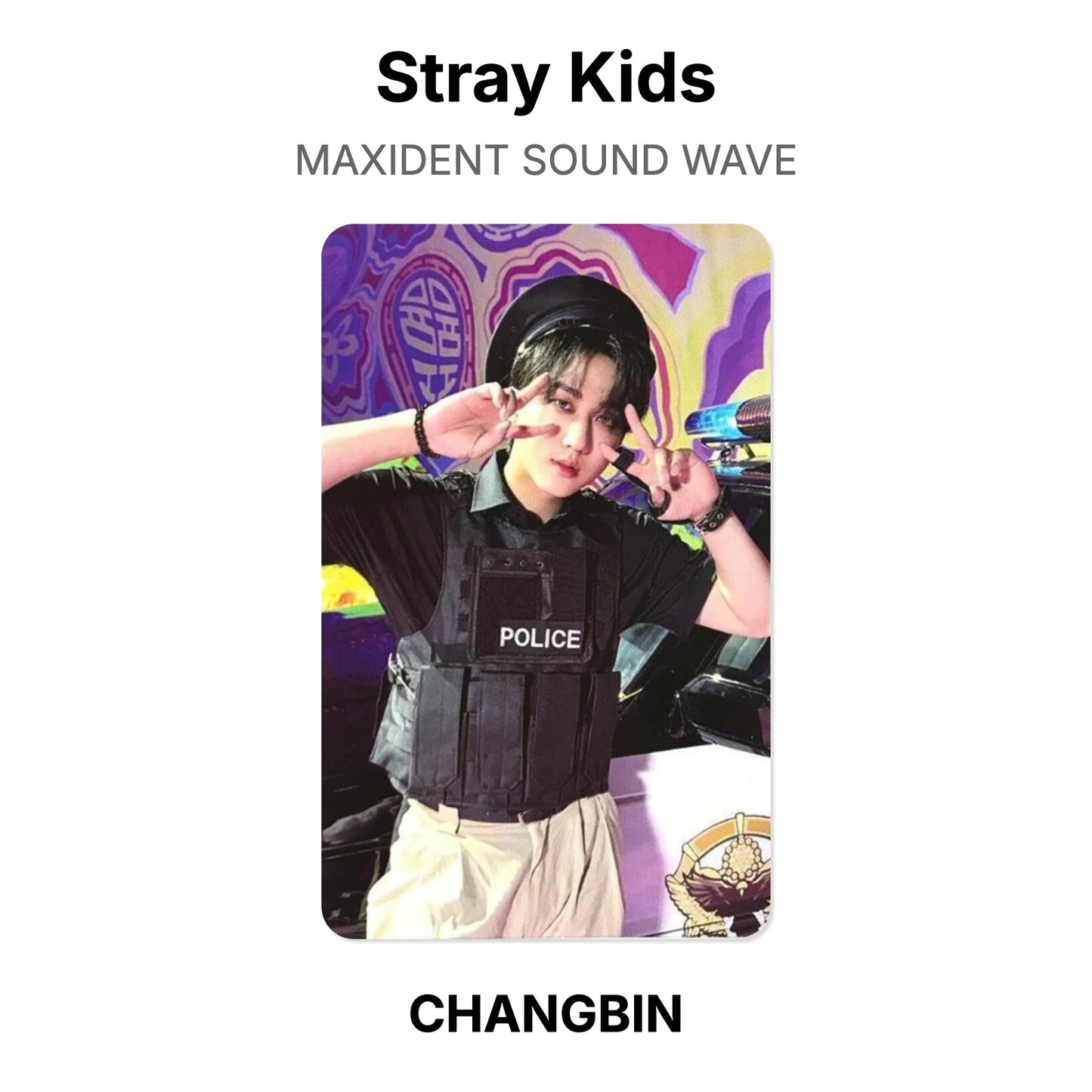 Stray Kids MAXIDENT SOUND WAVE Offizielle Photocard