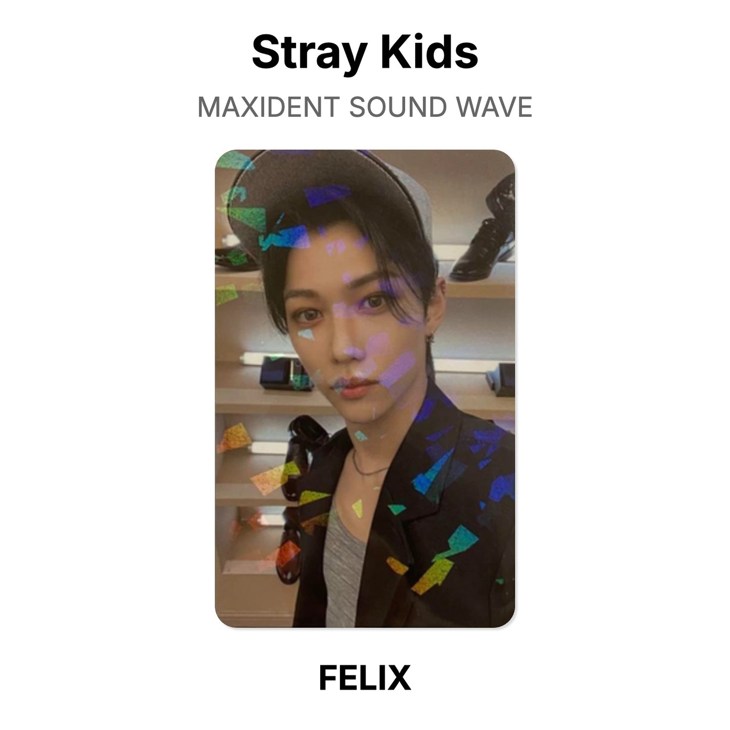 Stray Kids MAXIDENT SOUND WAVE Offizielle Photocard