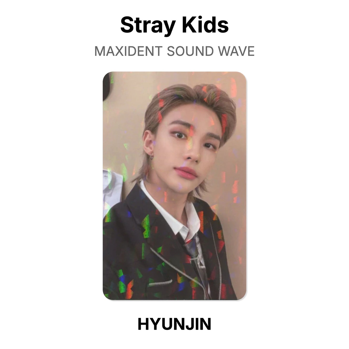 Stray Kids MAXIDENT SOUND WAVE Offizielle Photocard