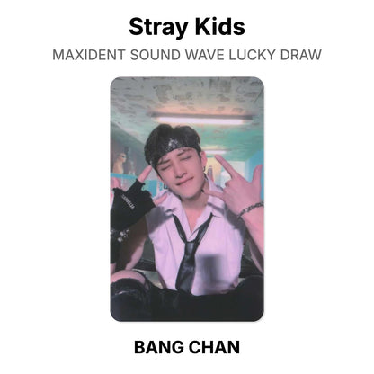 Stray Kids MAXIDENT SOUND WAVE LUCKY DRAW Official Photocard