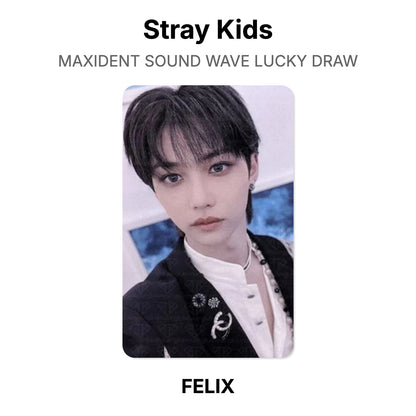 Stray Kids MAXIDENT SOUND WAVE LUCKY DRAW Official Photocard