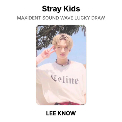 Stray Kids MAXIDENT SOUND WAVE LUCKY DRAW Official Photocard