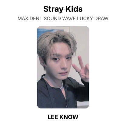 Stray Kids MAXIDENT SOUND WAVE LUCKY DRAW Official Photocard