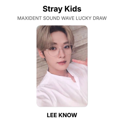 Stray Kids MAXIDENT SOUND WAVE LUCKY DRAW Official Photocard